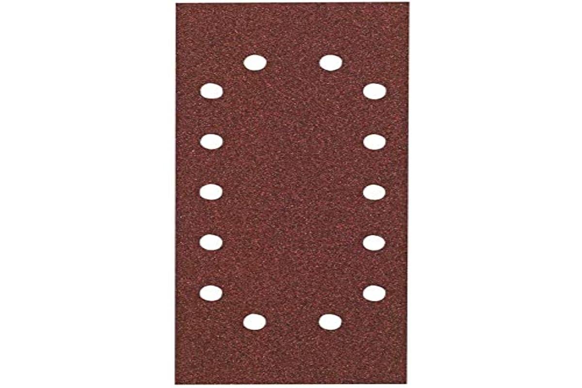 Hitachi – 753074 Sandpaper Sheets for Orbital Sander 115 x 280 mm Grain 100 Clip-on (10)