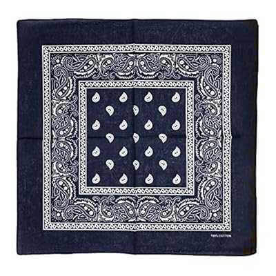 Allgala 12-PC 100% Cotton Premium Bandannas Allgala 12-PC 100% Cotton Premium Bandannas