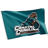 Desert Cactus Coastal Carolina University CCU Flag - 3 x 5 Feet Chanticleers Banner, Indoor/Outdoor Durable Fabric, 100% Polyester Design (Style 2)