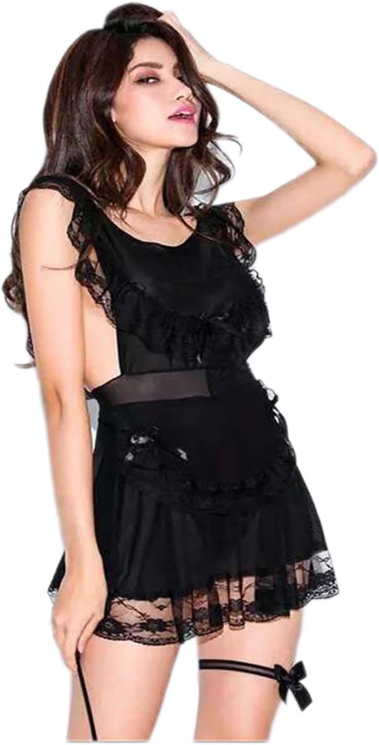 Women French Maid Lingerie Sexy Maid Costume Chemises Cosplay Sleepwear