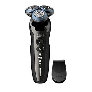 Philips Norelco 6880/81 Shaver 6800, Rechargeable Wet/Dry Electric Shaver, with Trimmer Attachment
