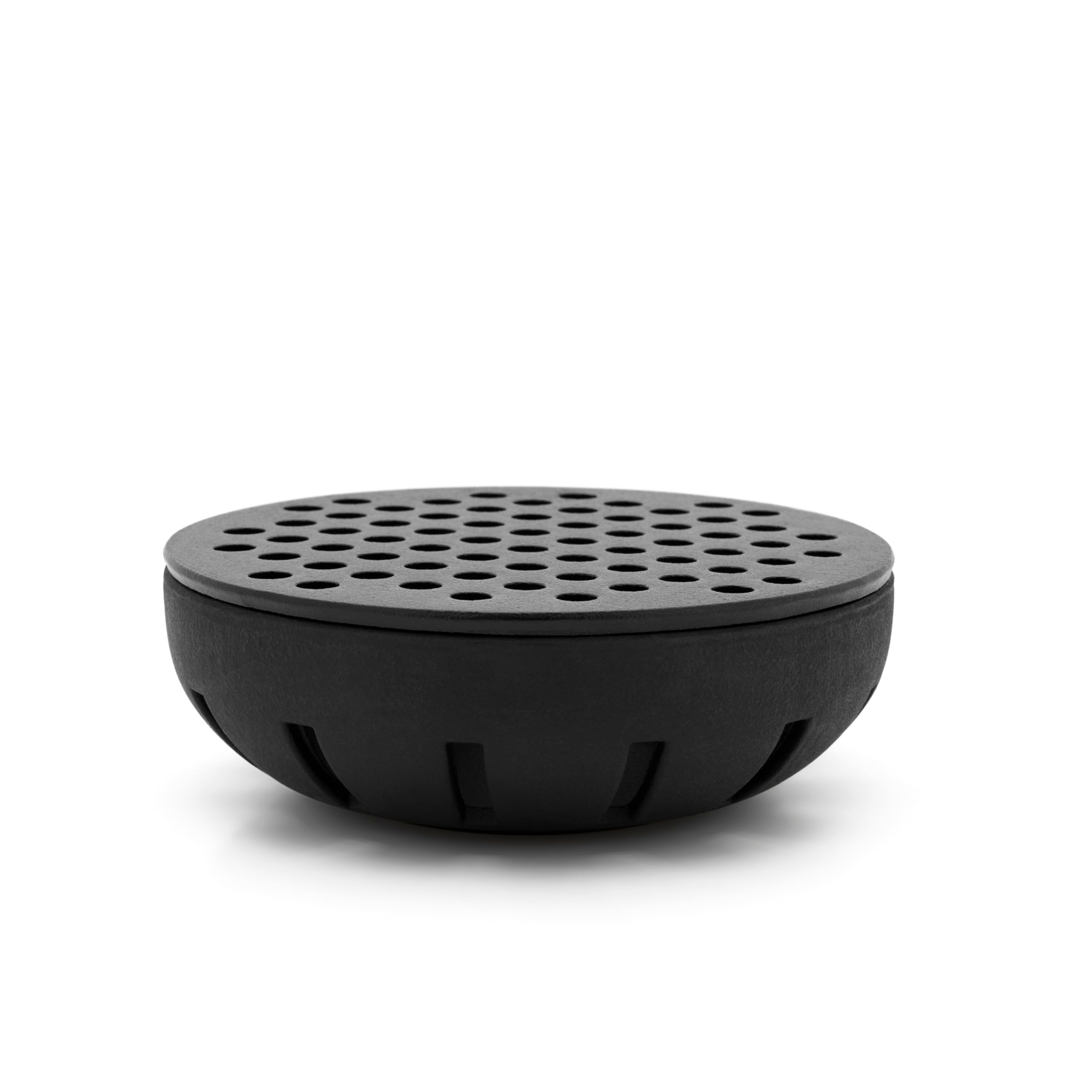 Bredemeijer Hunan Tea Warmer, Cast Iron, Black, 14.5 x 14.5 x 5.5 cm, 157003