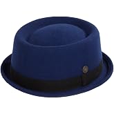 Dasmarca Mens Wool Felt Skimpy Brim Gatsby Rudeboy Pork Pie Porkpie Hat