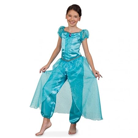 Kinderkostüm Bauchtänzerin Top Pumphose türkis Fasching Orient Jasmin (116)