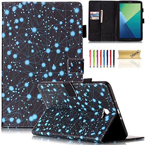 T580 Case,Samsung Galaxy Tab A 10.1 Case,Dteck(TM) Flip Stand Smart Wallet Case Cover [Card Slot] [Auto Sleep/Wake] for Samsung Tab A 10.1 Inch (SM-T580/SM-T585C), Starry Night