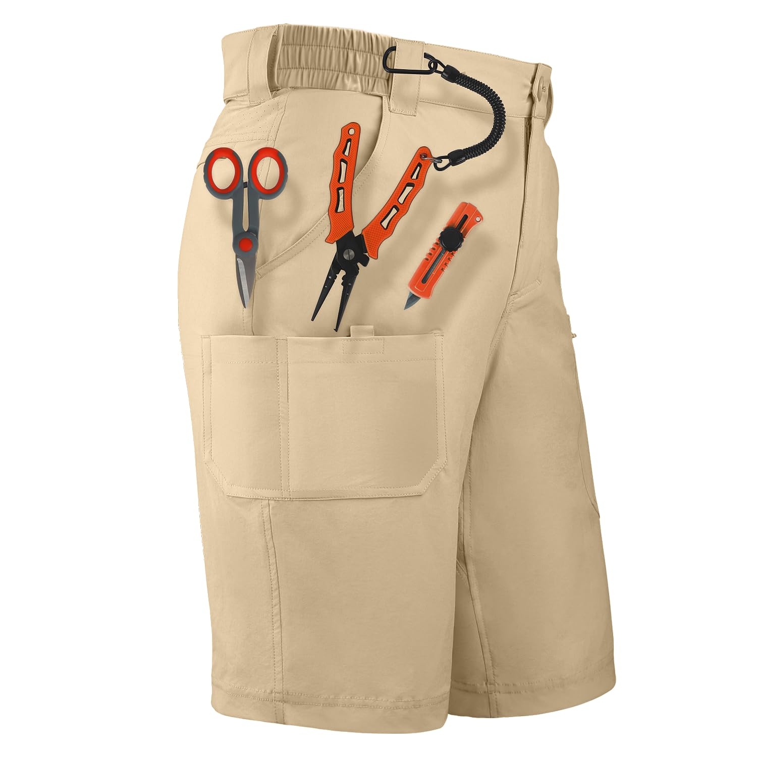 Palmyth Men's Fishing Shirt Short Sleeve Sun Protection UV UPF 50 SPF T- Shirt 1908 - View #4