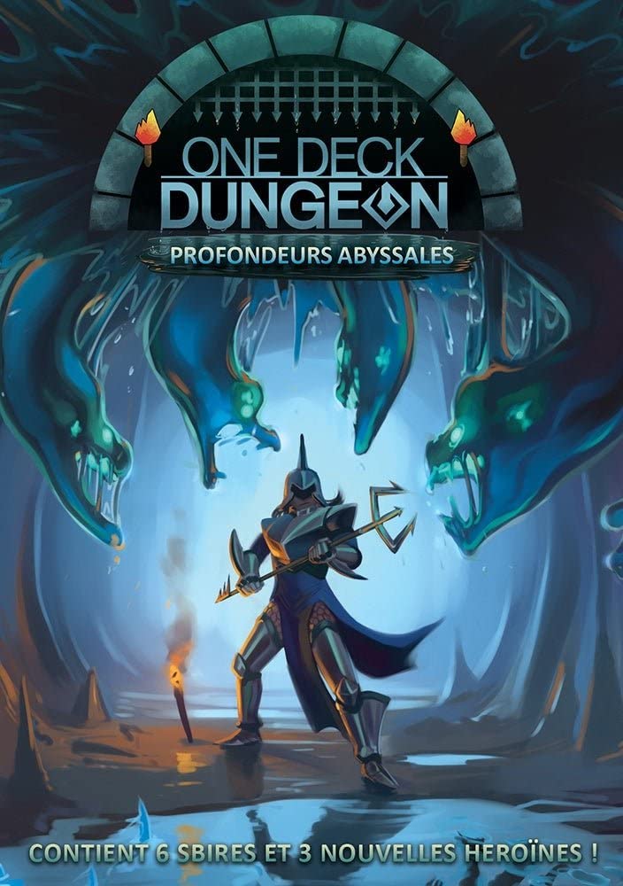 Nuts Publishing One Deck Dungeon: Abyssal Depths, Strategy game, 14 years and up, 1-2 players, Released 2021