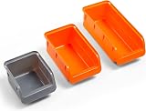 VonHaus 44 Piece Wall Mounted Pegboard Storage Set with Bins and Panels view 8