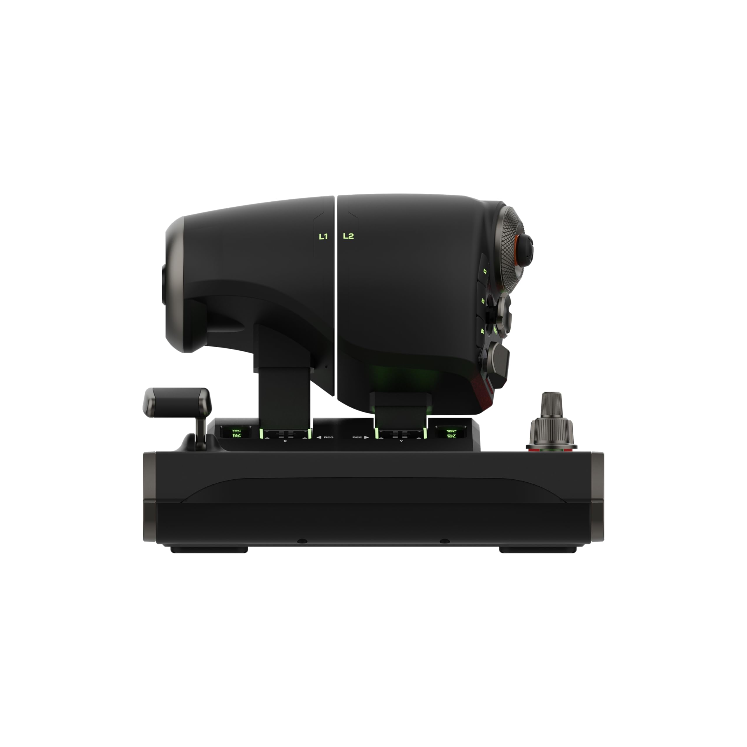 Turtle Beach VelocityOne Flightdeck - Universeller HOTAS-Simulation-Joystick & Schubhebel mit Touch-Display, integriertem HUD & kontaktlosen Sensoren für Luft & Weltraumkämpfe - für Windows 10/11 7