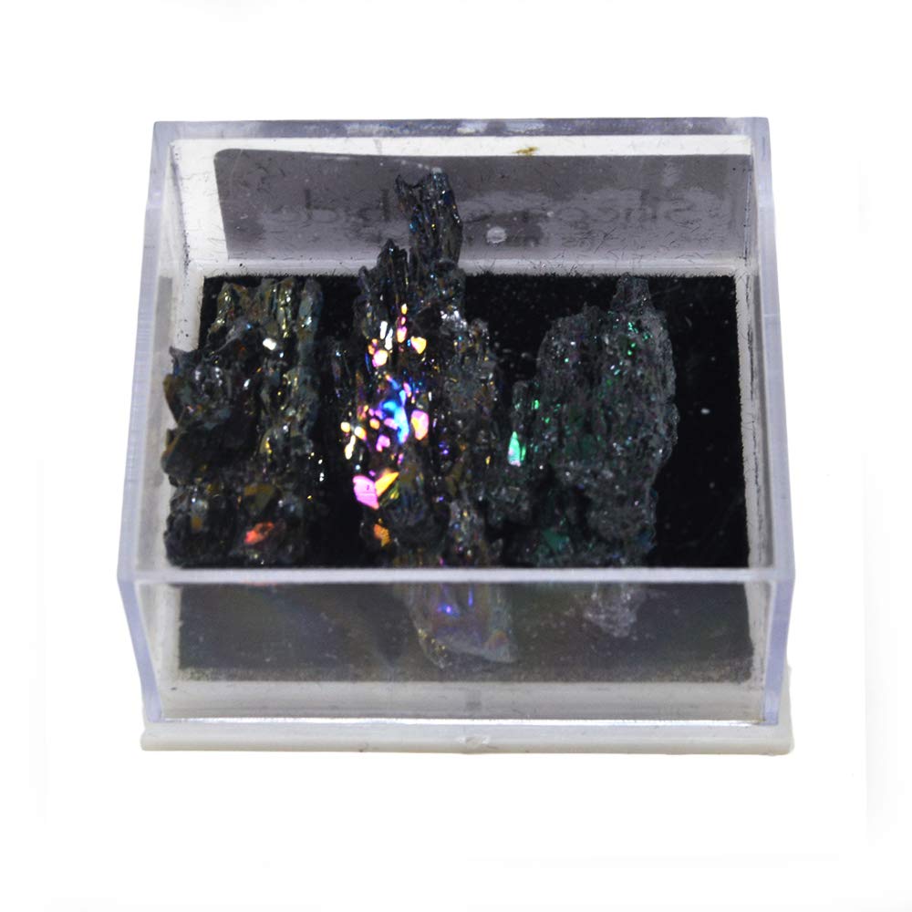 Natural Silicon Carbide Healing Crystal Stone for luck,success,Making changes,Confidence in business,Creativity,and Inspiring Passion Home Decor (Silicon carbide)