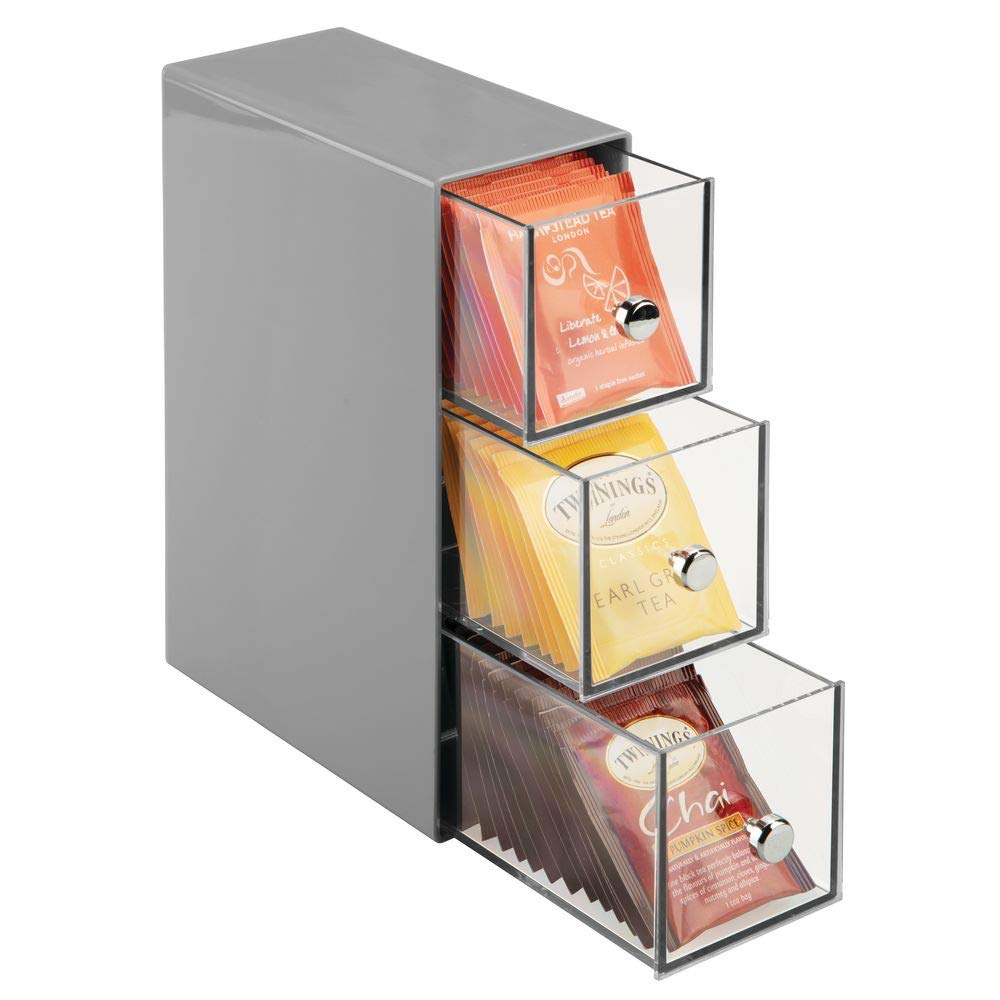 Mdesign Kitchen Pantry Cabinet Countertop Organizer Storage
