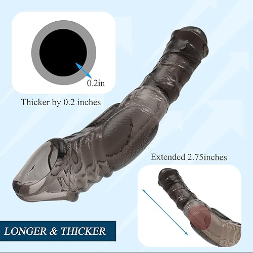 sex toys center Penis Sleeve Cock Ring Extender, Unique Shape Penis Ring Adult Male Sex Toys  for Men Couple, Reusable Condom Body-Safe Stretchy Ultra-Soft Material Cock  Enlarger (B) in Saudi Arabia