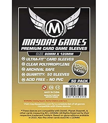 Mini Euro Card Sleeves (45x68mm) - Mayday Games EU - Foto 4