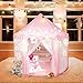 Beebeerun Princess Tent Kids Playhouse Indoor and Outdoor Hexagon Pink Castle Play Tent for Girls