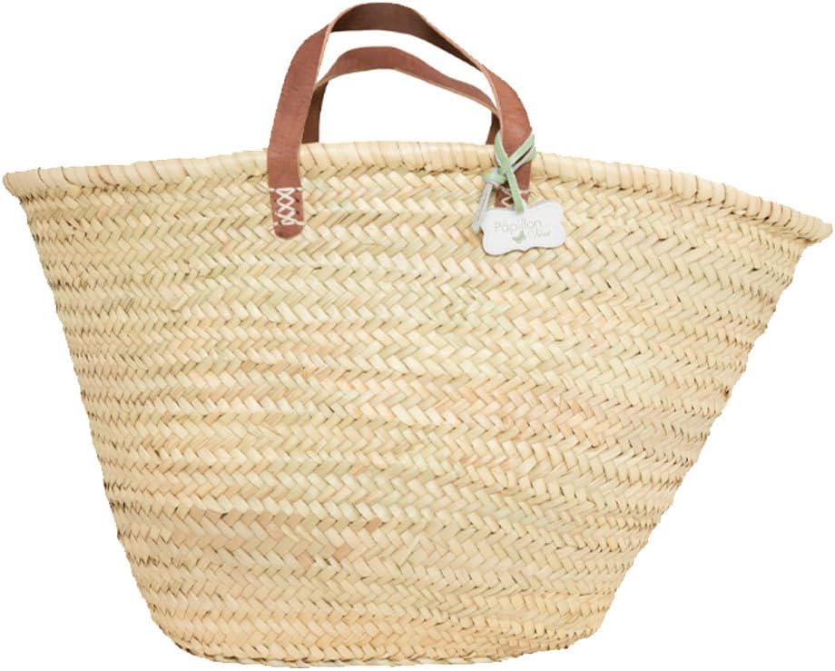 Le Papillon Vert French Style Shopping Basket: 'Darcy' - BARGAIN SECOND from