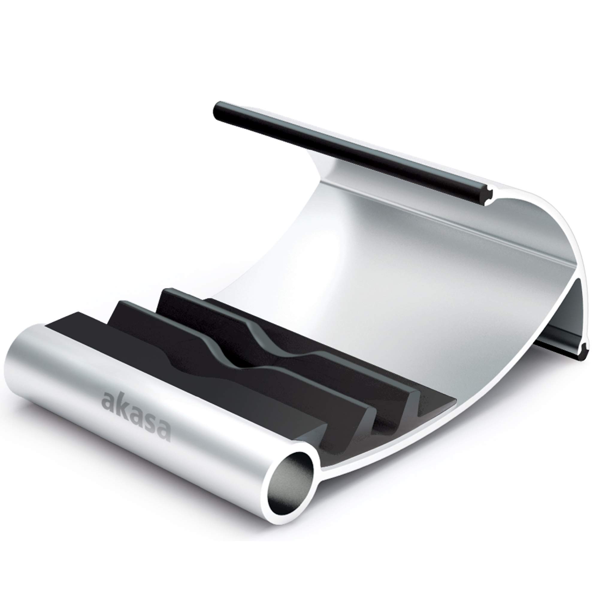 Akasa Leo | Tablet Stand | Aluminium | Anti-slip | Scratch Protection | Black | AK-NC054-BK