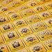 Funny Gag Gifts or Prank/Joke Decal Stickers: Hazard Danger Toxic Radiation Symbol Alert etc use on Your Favorite Food Containers, Box, Meal Prep Bag, Water Bottle, Coffee Tea Mug | 200-Pieces