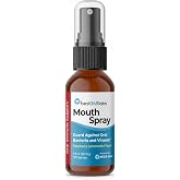 Best365Labs Mouth Spray | Supports Oral Hygiene &amp; Fresh Breath | Nano Silver &amp; C Complex | Convenient Travel Size | Raspberry Lemonade Flavor | 150 Sprays