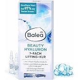 Balea Ampoules Beauty Hyaluronic Acid Lifting Treatment Serum Kur (7x1 ml) (Pack of 1)