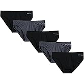 Van Heusen Mens Underwear Briefs - 5 Pack Quick Dry Low Rise Briefs No Fly Performance Underwear for Men Pack