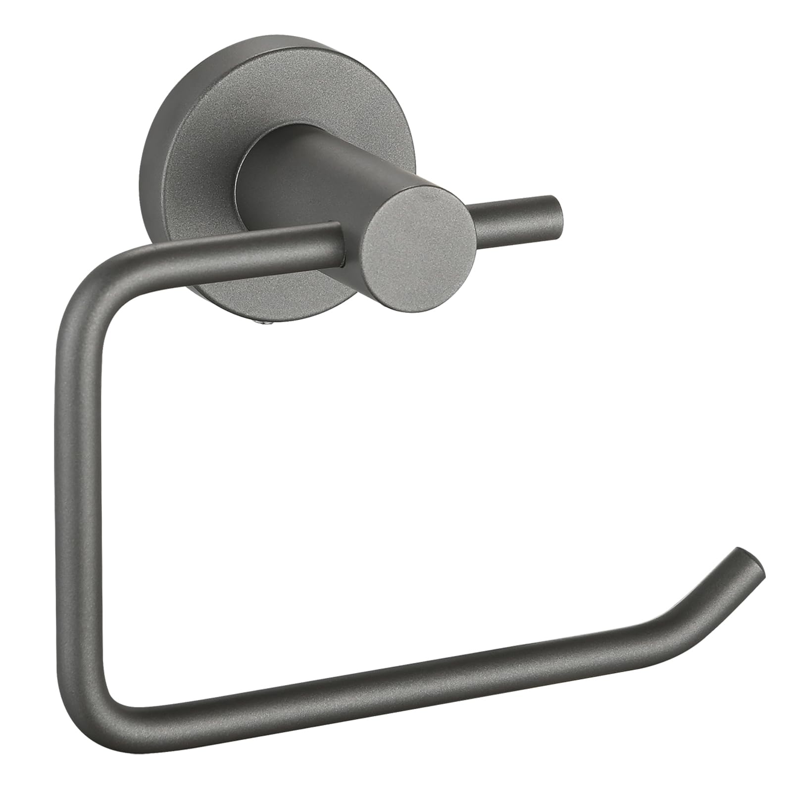 Katezon Toilet Paper Holder, Premium 304 Stainless Steel Rustproof Wall Mounted Toilet Roll Holder for Bathroom, Kitchen, Washroom (Grey)