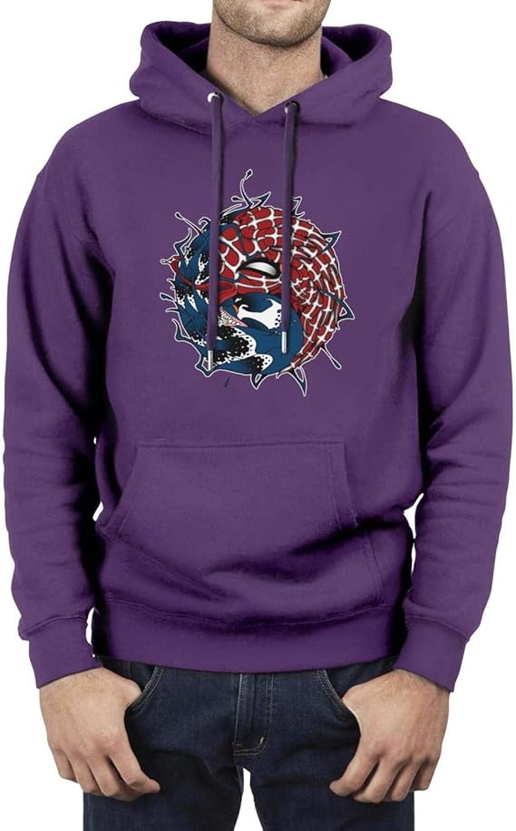 Amazon Co Jp ウォーカースパイダーマン正義ポスター 長袖服装 カジュアル アニメセーター メンズトレーナー パーカー プルオーバーフード付きパーカーフェイクスリミングコーチレジャースポーツ 服 ファッション小物