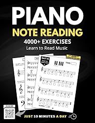 Piano Note Reading Exercises: Music Skills in 10