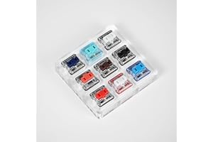 Coisuim Kailh Switch Tester 3X3 Choc Low Profile 9-Key SMD RGB Switches for Mechanical Keyboards (Choc Switch Tester x1)