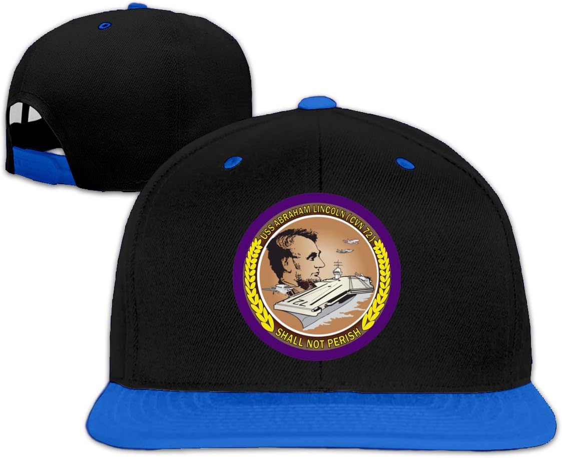 HUXINGXINGzhuangse USS Abraham Lincoln (CVN-72) Snapback Hat Hip Hop Baseball Cap