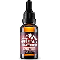 Men’s Unscented Beard Oil Made in Canada Featuring Grapeseed Oil, Coconut Oil, Argan Oil and No Added Scent By Rocky Mountain