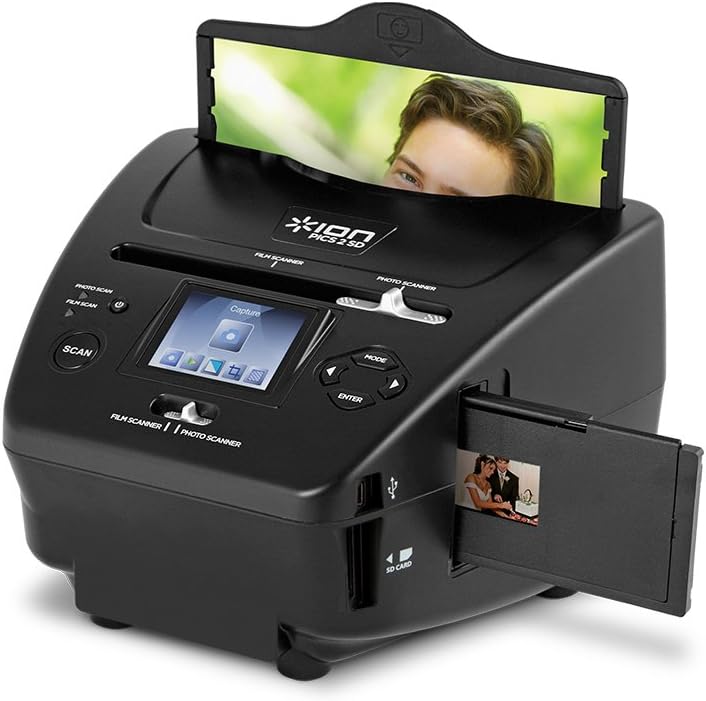 ION Audio Pics2SD Slide Photo Film Scanner 5.1MP 2500DPI Negatives Photos to SD