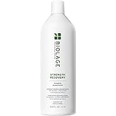 Biolage Strength Recovery Shampoo - Reduces Breakage & Detangles, Instantly Strengthens and Moisturizes, For Damaged Hair, With Olive Squalane & Vegan Proteins, Paraben & Mineral Oil-Free