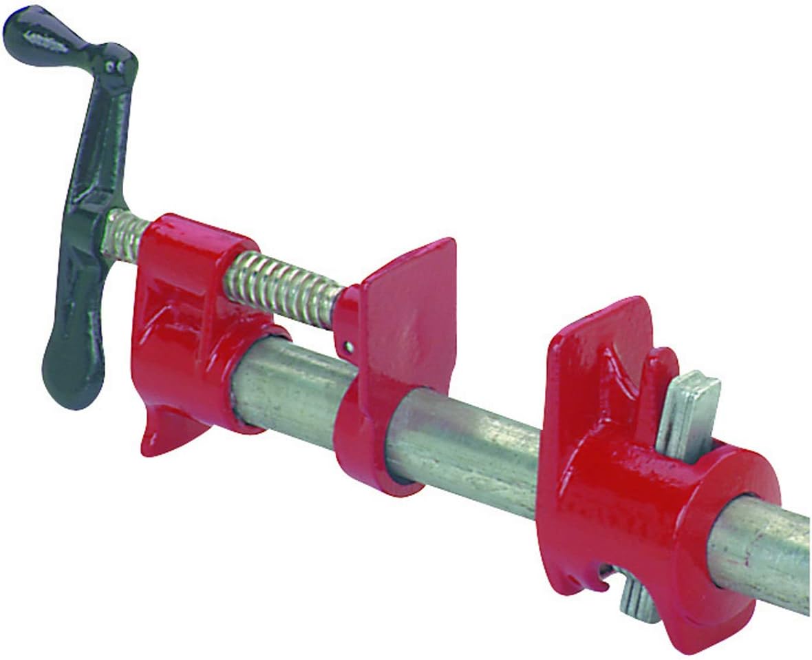 3/4-Inch H Style Pipe Clamp Gluing Pipe Clamps Bar Woodworking Glue Wood Heavy Duty bar clamps. Pack of 2 (Glue Clamp)