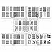 Bundle Monster Extra Large Full Nail Art Design Retangular XL Stamping Plates