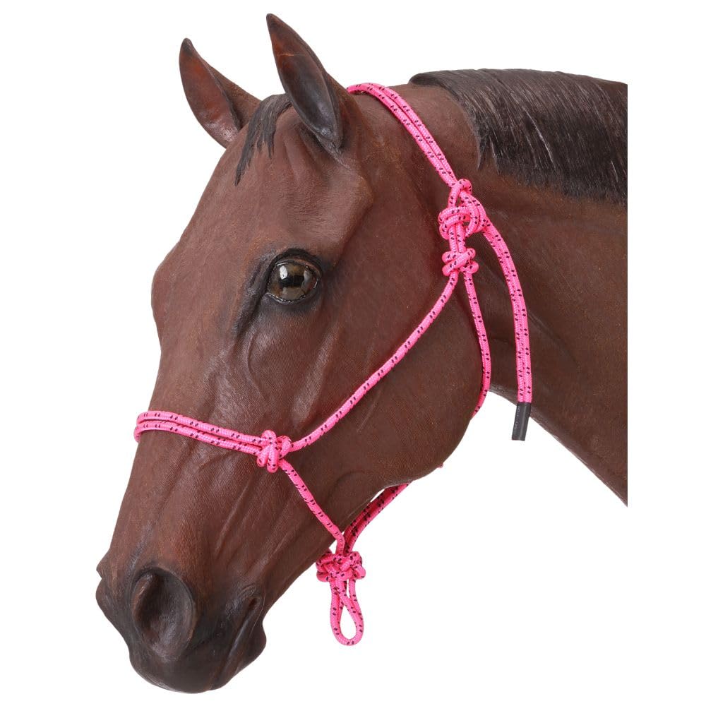 Tough 1 Poly Rope Tied Halter, Pink