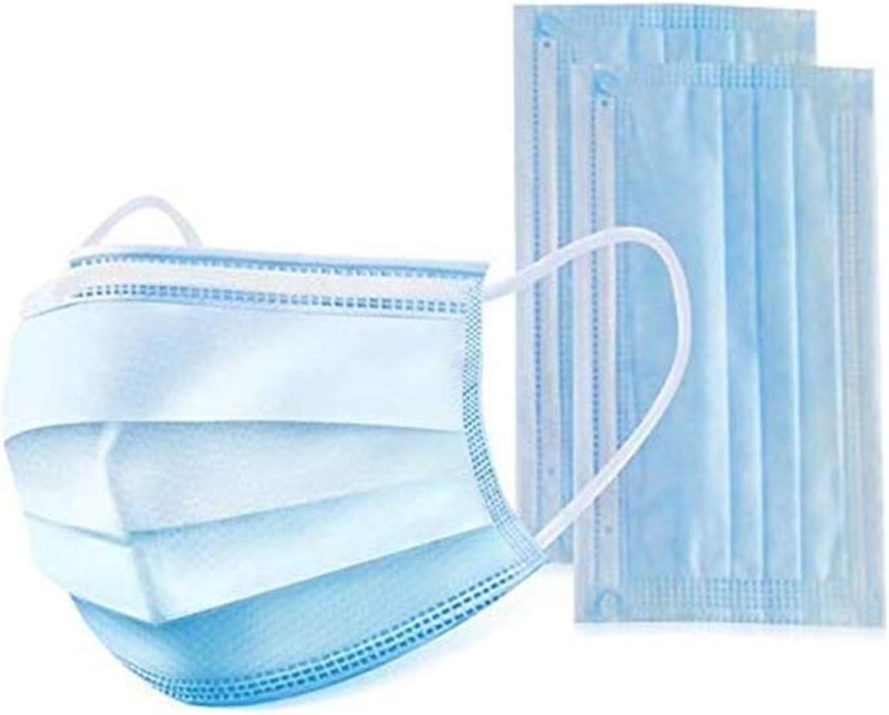 100 PCS Filter 3-ply Disposable Face Mask Personal protection dust-proof Anti Spittle Eye Mask for Earloop