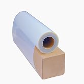 24" x 100' Waterproof Inkjet Transparency Silk Screen Printing Film Roll | 5 Mil Milky Transparency Film Roll for Inkjet Printer with 2 inch Core for Screen Printers