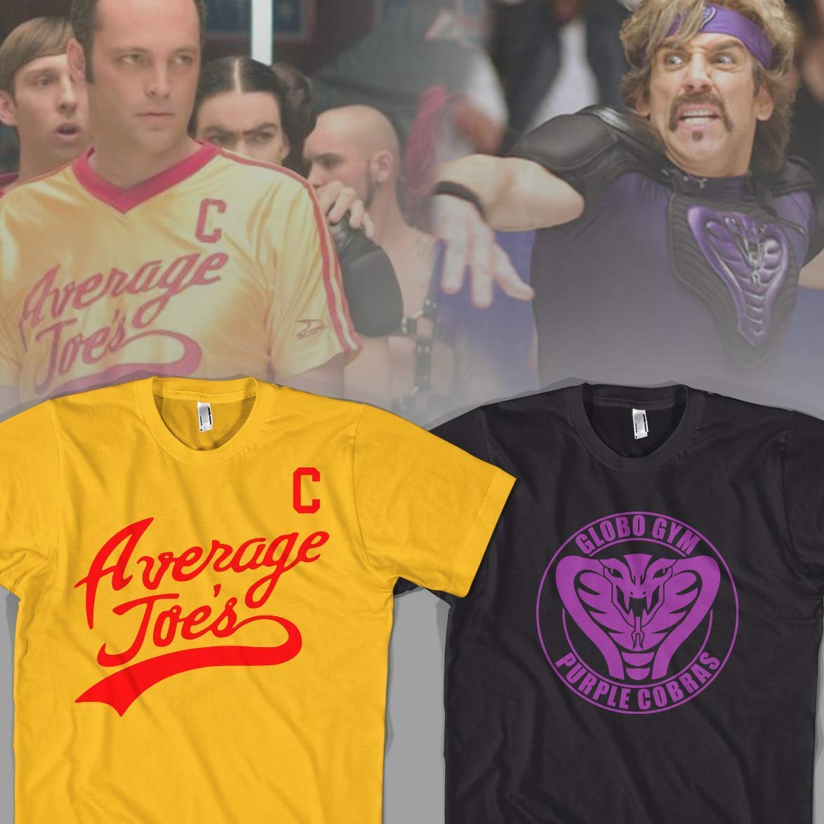 Amazon Com Dodgeball Halloween Costume Average Joe S Purple Cobras For Friends Duo Couples Party Cheap And Easy Handmade