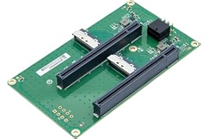 #10Gtek# 10Gtek 2X MCIO(74pin) 8i to PCIe X16 Female Adapter (X8 for Each Slot), Gen5 PCIe5.0