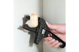 Universal Adjustable 6-68mm Large Opening Pipe Wrench Nut Key Spanner Home Repair Tool Black