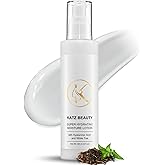 Katz Beauty Super Hydrating Moisture Lotion - Hyaluronic Acid & White Tea for Dry, Oily, Sensitive Skin, Non-Comedogenic Face Moisturizer, 5 fl oz