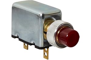 Cole Hersee 4112-RC000 Buzzer with Pilot Light, Red