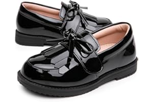 PPXID Girl's British Style School Uniform Shoes Princess Performance Oxford Shoes