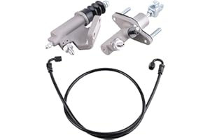 maXpeedingrods Clutch Master & Slave Cylinder Line Assembly Kit KTD-CLK-KMS for Acura RSX 2002-2006, for Acura TSX CL 2004-2008, for Honda Civic Si (EP3)/ Si (FG2 FA5)/Si 2002-2015