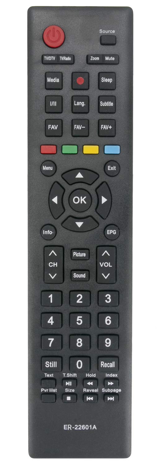 ALLIMITY ER-22601A Remote Control Replaced for Hisense TV H43N2100C H43N2100C LHD32A310JSEU LTDN40D36TUK LHD24D33EU LHD32W26CEU LTDN40D50EU LHD32D50EU LHD32A300JEU LHD32D33SEU LHD32D33TUK