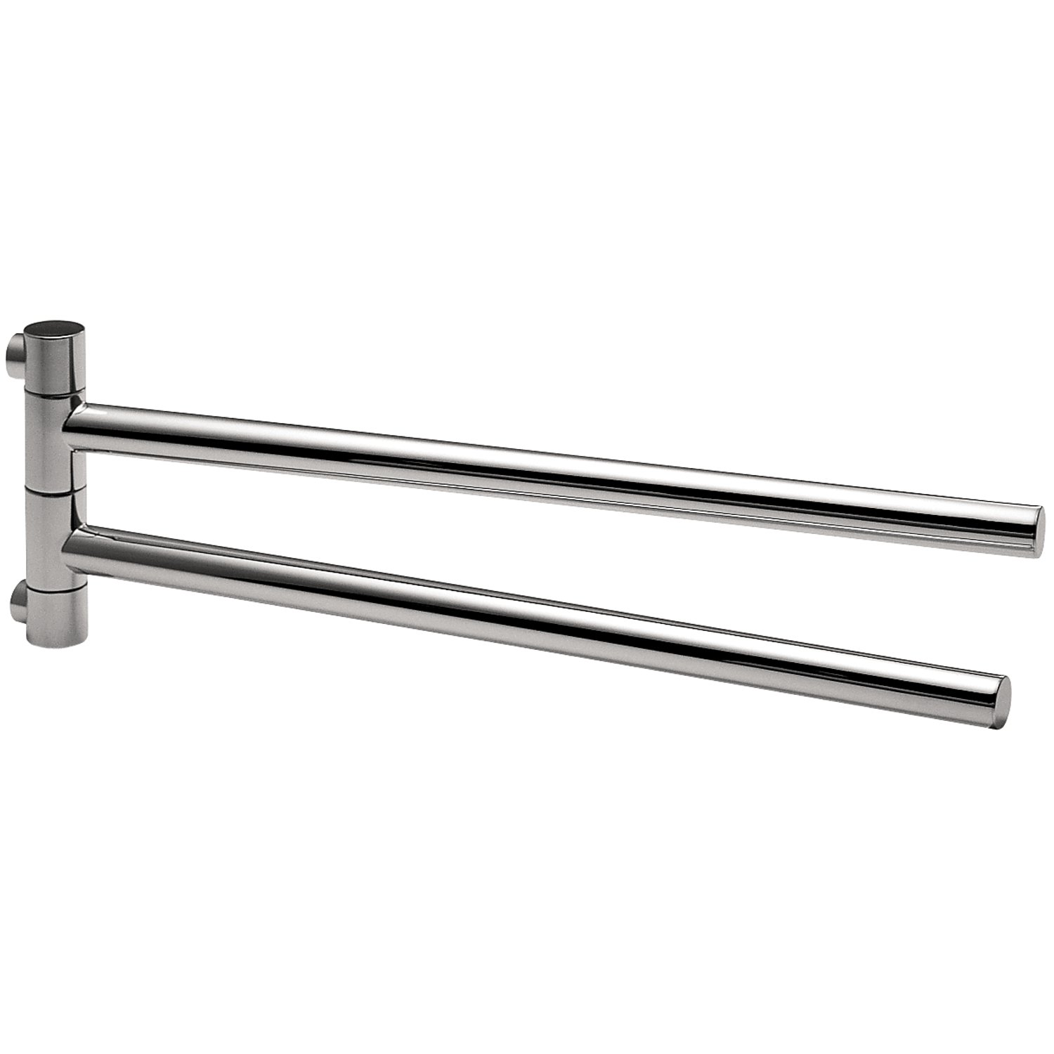 Hansgrohe 040820000 Citterio 17-in Dual Swivel Towel Bar, Brass, Chrome