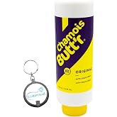 Chamois Butt'r Original Anti-Chafe Cream Skin Lubricant 32 Fl. Oz Bundle with a Keychain Light