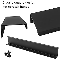 Cionyce 6 Pack Hidden Cabinet Pulls 7.87"/200mm