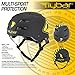 Flybar Bike Helmet- Multi Sport Dual Certified Adjustable Dial, Skateboard Helmet, Roller Skating, Pogo, Electric Scooter, Snowboard, Boys and Girls Kids- Adults Helmets (Wrn,M-L)
