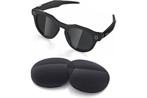 Hexasider Replacement Lenses Compatible with Oakley Meta HSTN OW8002 (51MM) Smart Glasses for Women Men -Options